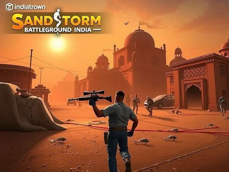Intense action in Sandstorm Battleground India Sandstorm Battleground India gameplay screenshot